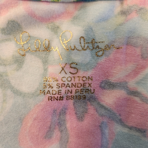 Lily Pulitzer Long sleeve top w cute cut out back detail - Picture 2 of 4
